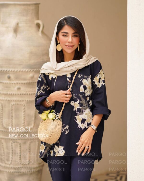 شوميز مانتویی و شلوار ميلانا - Image 6