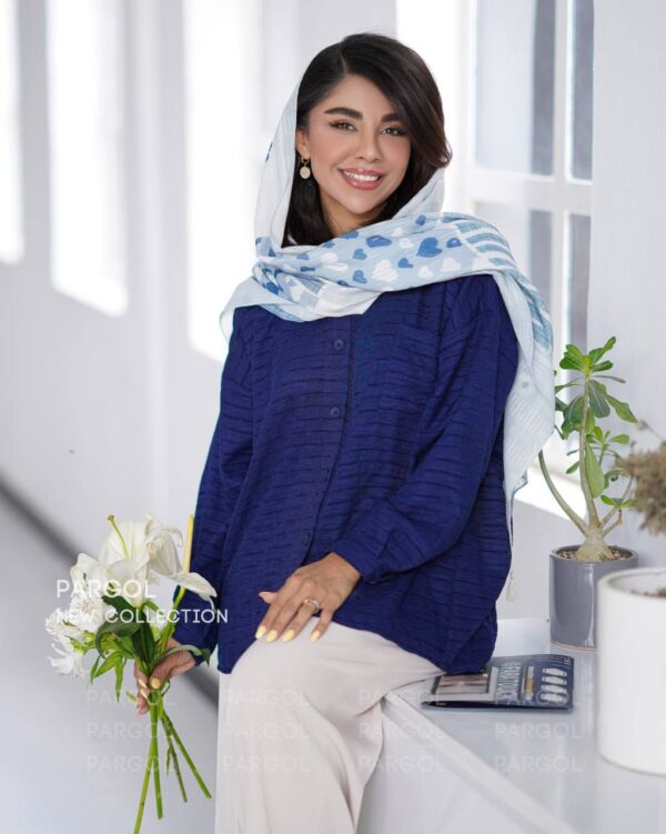 شومیز نیلا - Image 3