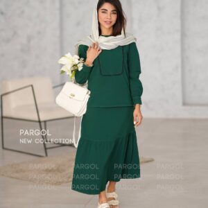 دو تیکه شومیز دامن لیندا