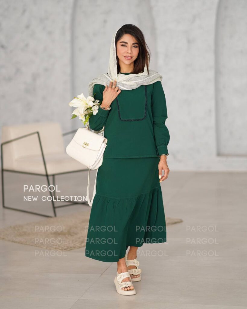 دو تیکه شومیز دامن لیندا